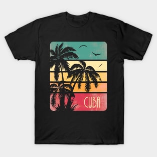 Cuba Vintage Sunset T-Shirt